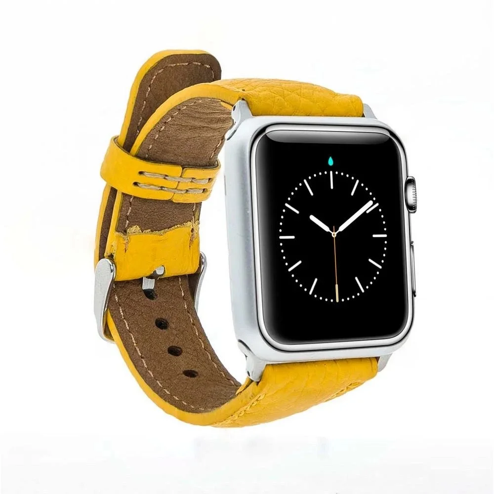 
2020 Genuine Classic Floater Yellow watch strap for apple iwatch series 6 