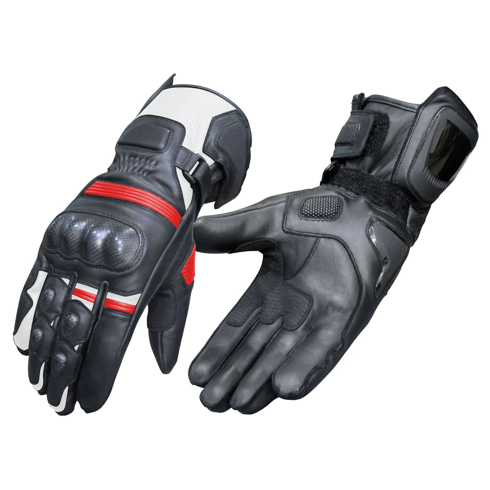 New Product Men Motorbike Leather Racing Gloves For Racers Bikers