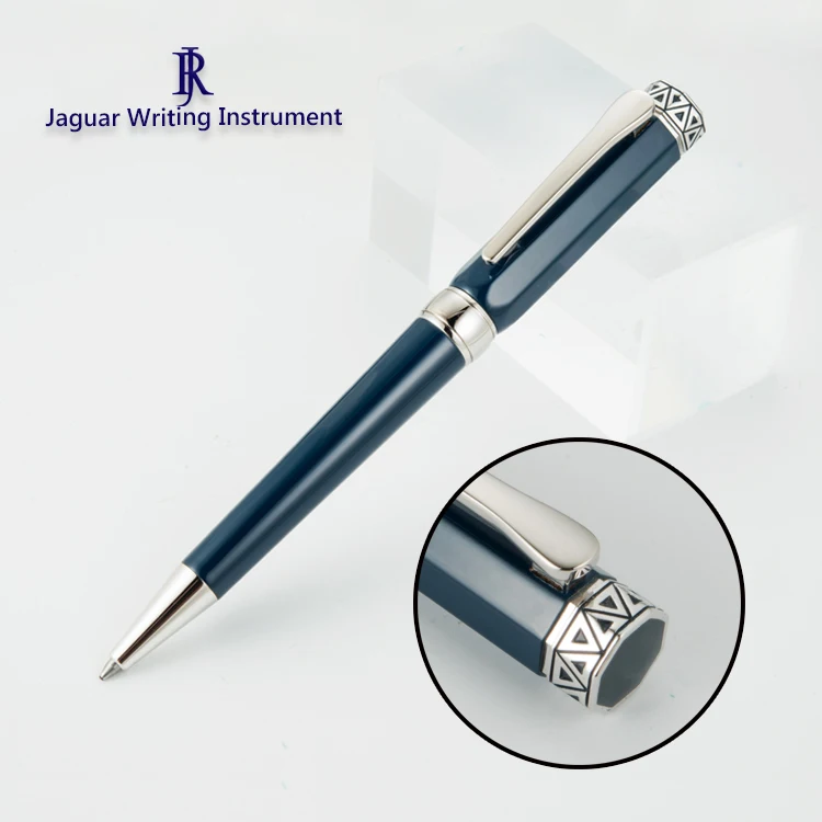 JR4145 Luxurious Heavy Business Octagonal Metal Pen Personalized Branded LOGO Printed Advertising Writing Ballpoint Pen