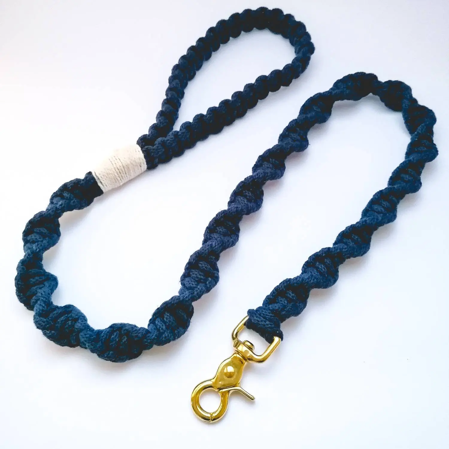 Macrame Dog Collar Leash Soft Cotton with Snap Hook Accessory Small XL Nylon Animal Pattern Colorful Decoration Training Running