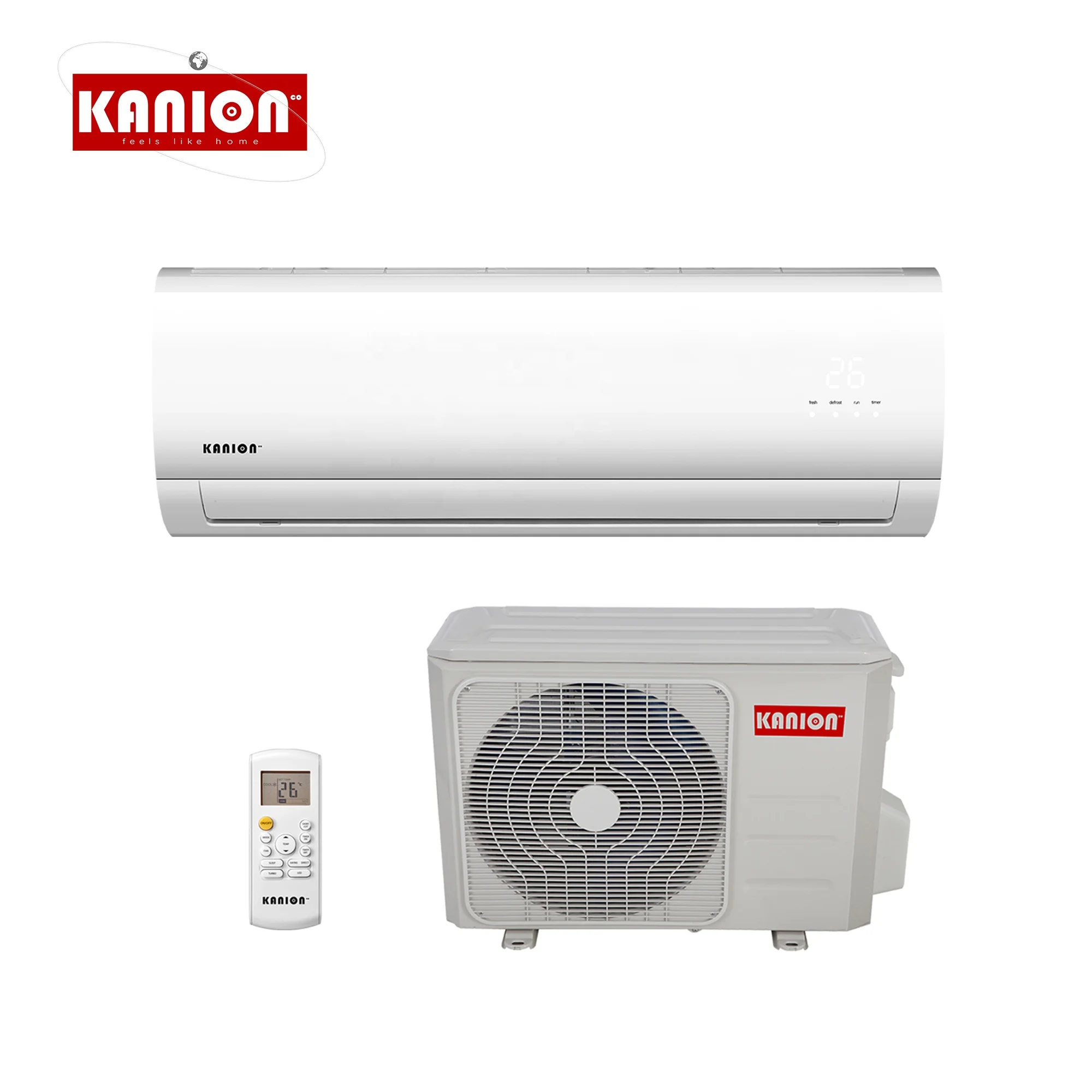 Aire Acondicionado Split De Pared Frio Solo 9000BTU-36000BTU 60Hz Mini Split Unidad AC Split Air Conditioners Central America