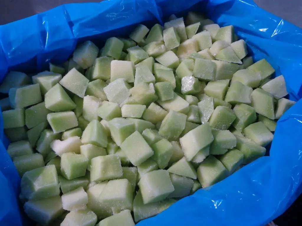 Export Quality Greenhouse Cultivation Type Natural Bulk Packaging High Brix Sweet Fresh Muskmelon IQF Melon in Multiple Cuts