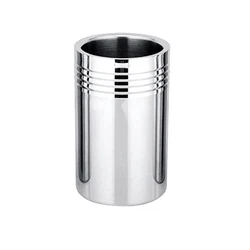 Customized eco-friendly stainless steel ice large metal bucket with lid