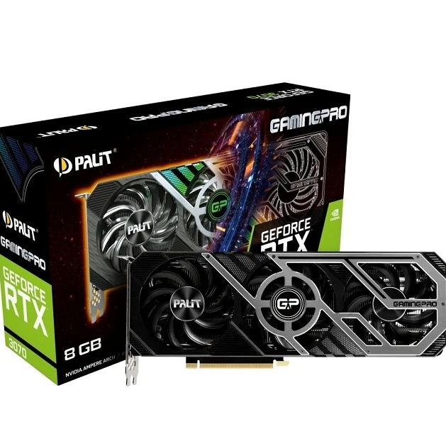 Palit GeForce RTX 3070 GamingPro 8 Гб GPU 256bit GDDR6 видеокарта часы 1500 МГц 14 Гбит/с | NE63070019P2-1041