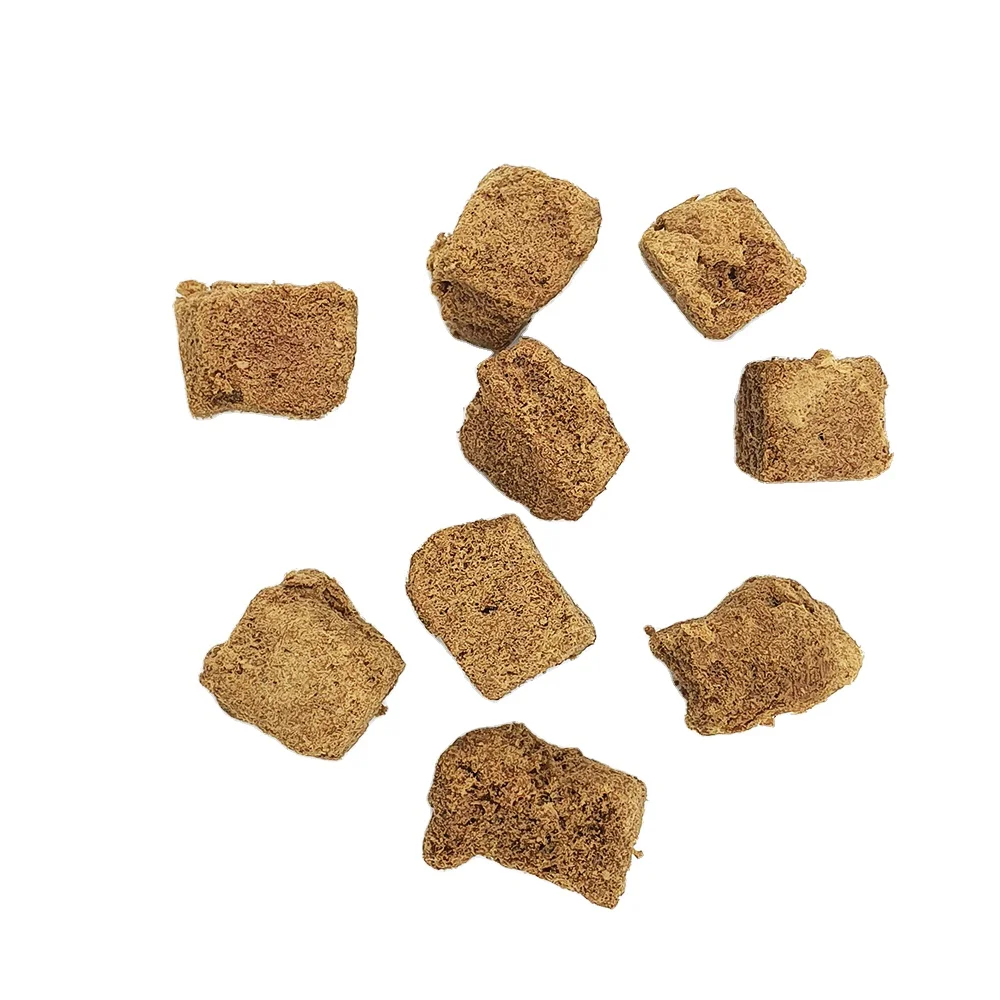 OEM Dice Freeze Dried Beef Liver Pet Food Treats Natural High Quality Protein Nutrition Stable Shelf Life