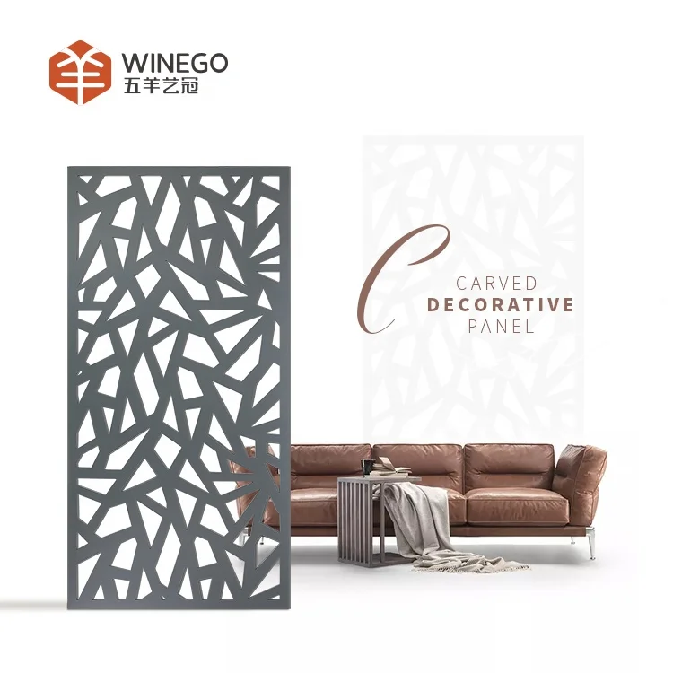 Customize Decorative Mdf Wall Panel Carved Wood Panels