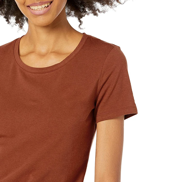 100% Cotton Customized Women T-Shirt Hot fashion Custom make Reasonable price Women T-Shirt in Comfortable