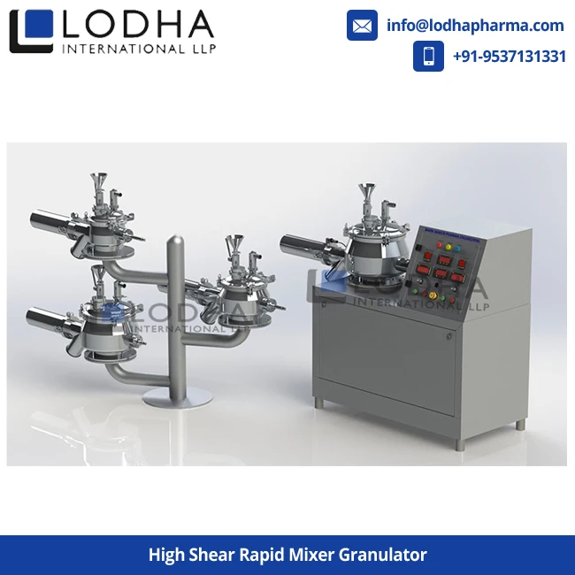 Small Electric Pharmaceutical Chemical Lab High Shear Mixer Granulator, LI-RMG