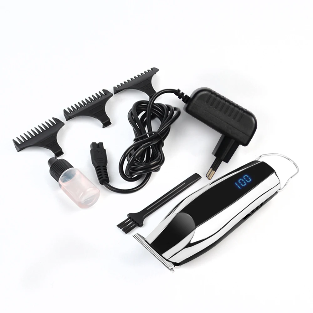 Новое поступление высокое качество ЖК-дисплей для мужчин машина аккумуляторная электрическая Мужская машинка для стрижки волос