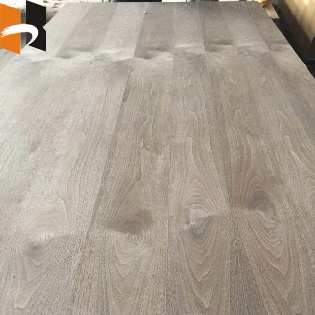 18mm Decorative Natural Teak Walnut Wood Overlay Veneered MDF Panels