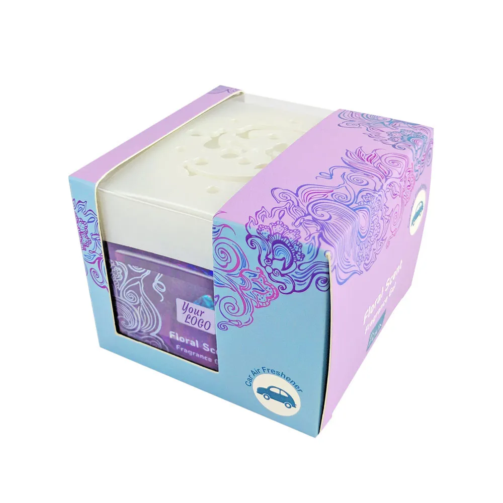 Wholesale Luxury Car Air Freshener Glass Bottle Long Lasting Scents Car Fragrance Gel Custom Made Car Perfume