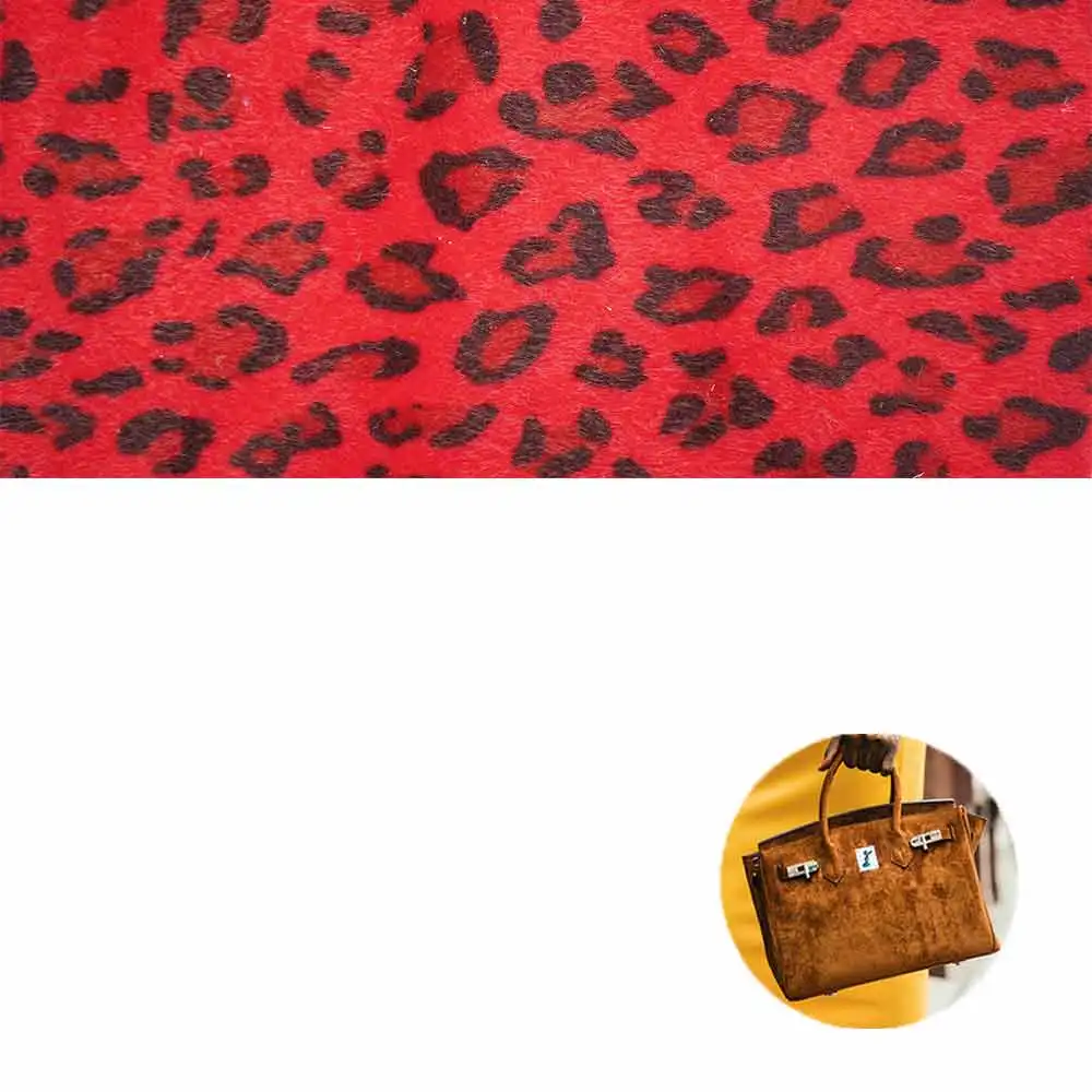 Товары из искусственного винилового меха животных ткань с рисунком для одежды кожаная обувь пробковой кожи