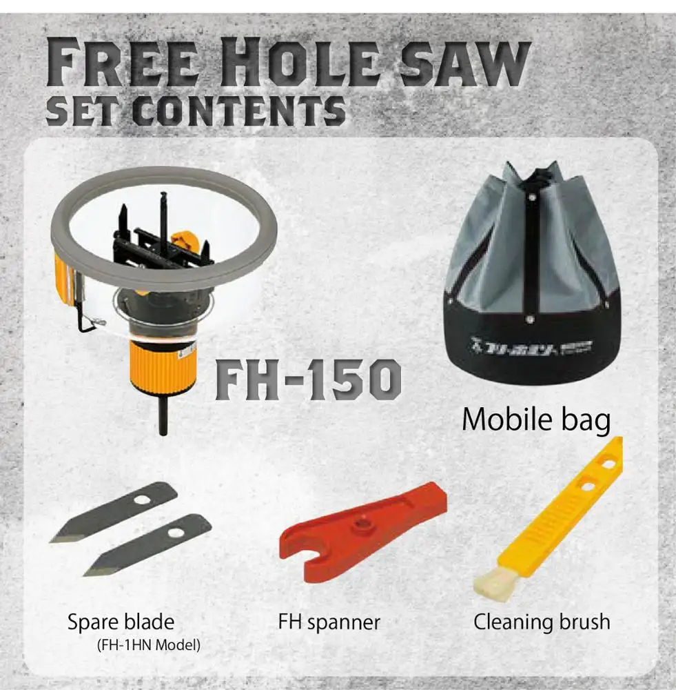 Japan holesaw not damage anything Inside thing the wall electric core drill bit