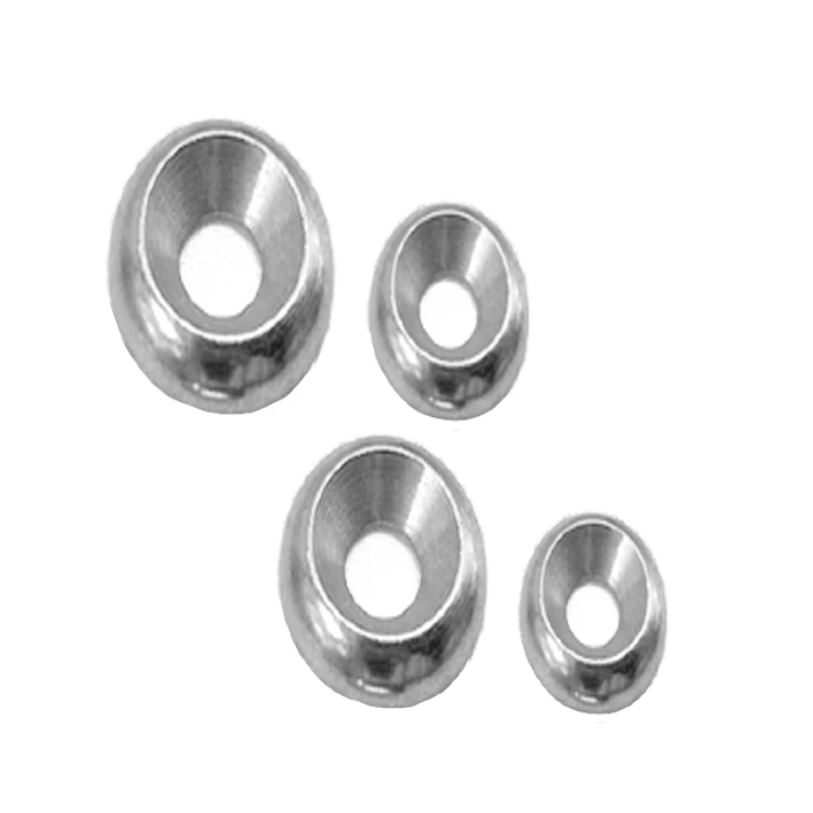 Conical captive washer washer