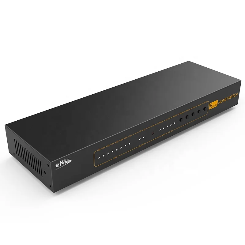  Hdmi переключатель с пультом дистанционного управления 8 в 1/2 коаксиальный/3 5 мм аудио HDMI 1 4