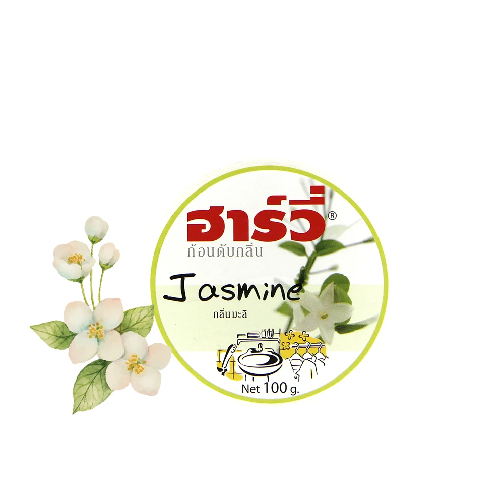 Wholesale Rose Scent Solid Deodorant of Harvie Deodorizer Odor Block Refill 100g. Best Selling in Thailand