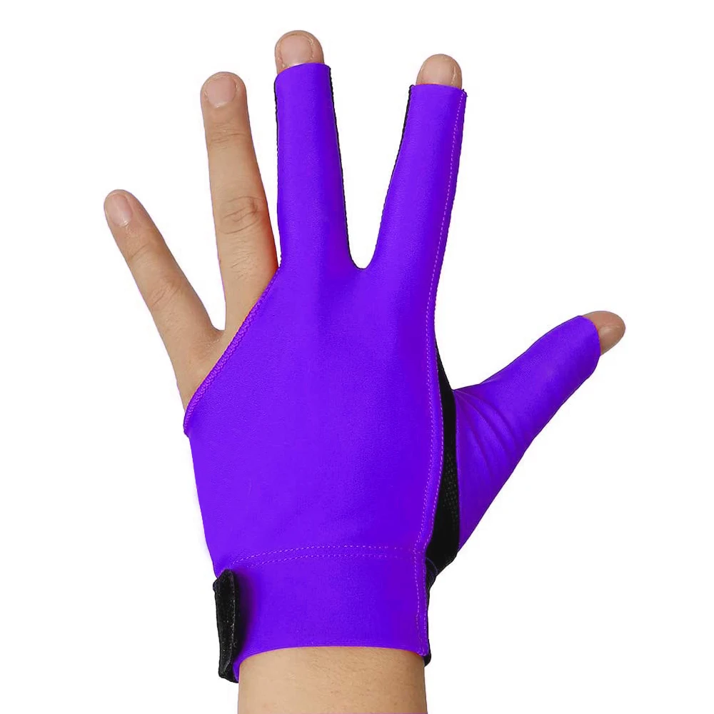 Custom Design & OEM Wholesale Service Cue Gloves Billiard Pool Gloves Spandex Lycra Material Stretchable New Arrival 2022