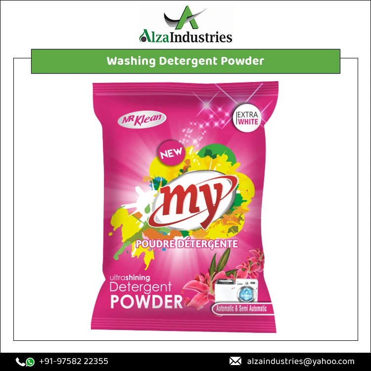 India Origin Exporter of Various Different Fragrances High Foam Washing Detergent Powder at Low Price