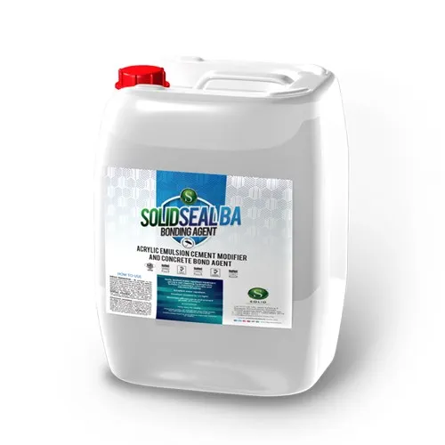 
SOLIDSeal BA 5L (Bonding Agent) Acrylic Emulsion Cement Modifier and Concrete Bonding Agent 
