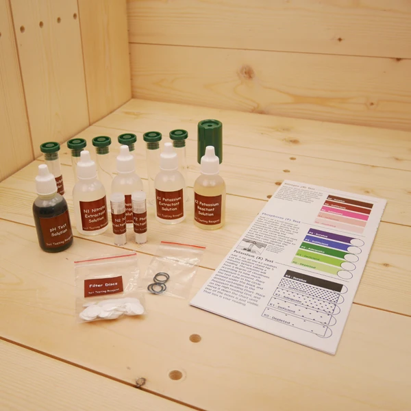 Professional Soil Kit with 80 Tests pH, N, P, K