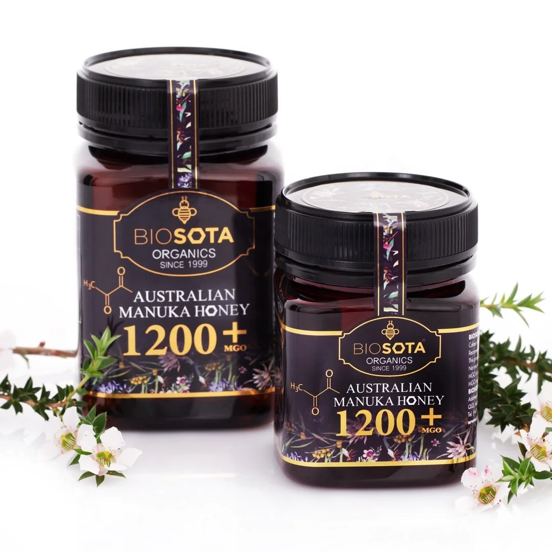 
MGO 1200+ NPA25+ ULF25+ / 500g Certified Organic Australian Manuka Honey 