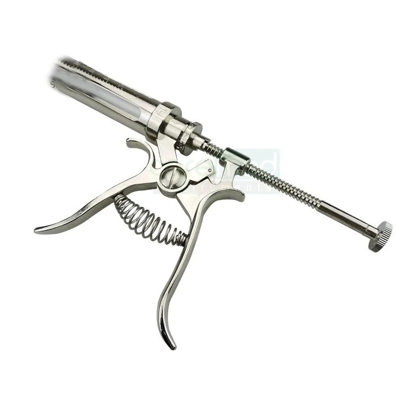 Professional Continuous Injection Pistol Syringe Gun Semiautomatic Veterinary Syringe Gun | Caremed Instruments