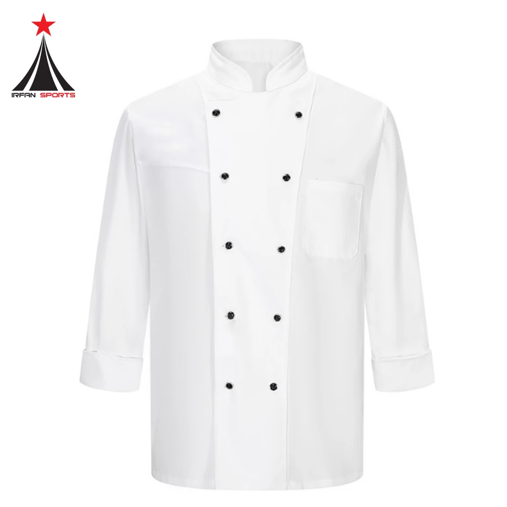 Executive Style Chef Coats Chef Uniforms Quick Production Good MOQ Chef Uniform Custom Wholesale Design
