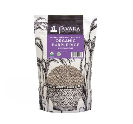 Javara органический индонезийский фиолетовый рисовый пакет KEMPO Grain Healthy Halal 900гр