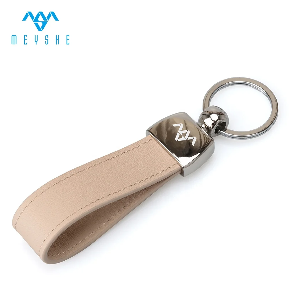 Factory Custom High Quality Full Grain Genuine Leather Luxury Keychain Wallet Premium Keyholders