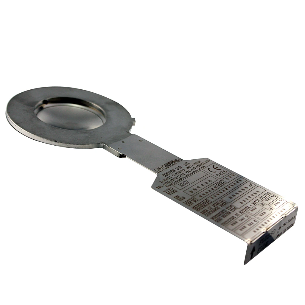 
KRD TYPE - LASER NANOSCORED REVERSE BURSTING RUPTURE DISC for Oil & Gas, Chemical, Fire-Fighting equipment. Made in Italy 