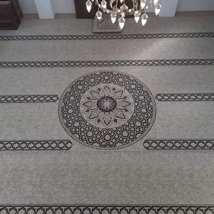 Mosque carpet  special woven special patterns  acrylic polypropylene wool carpet top quality wall to wall carpet best price
