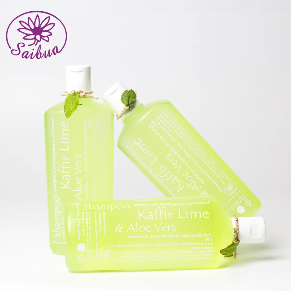 
Wholesale OEM Kaffir Lime and Aloe Vera Shampoo, Natural Herbal Shampoo, Handmade Shampoo Thailand 