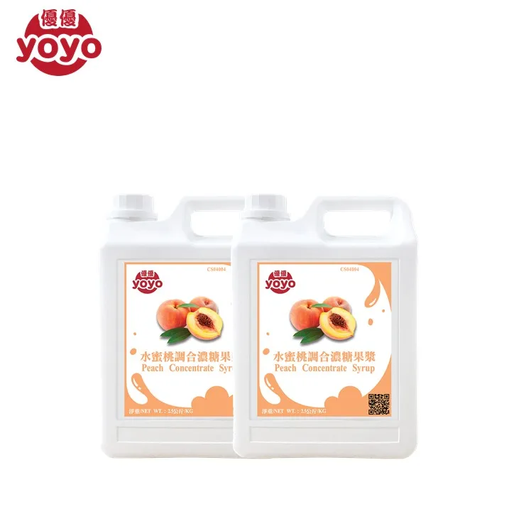 Напиток фруктовый концентрат сироп персиковый аромат Тайвань