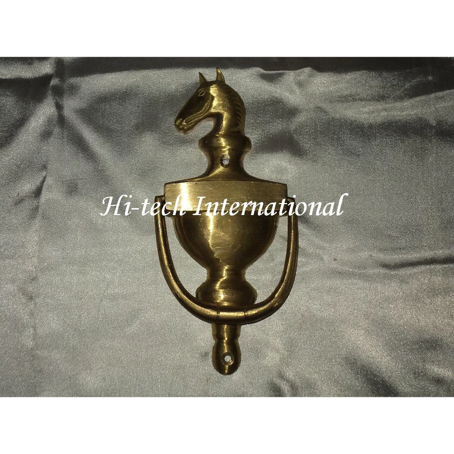 Door Knockers - Metal - Brass - Polished - Gold - Lion Head Door Knocker - Interior Decoration - Antique - Hi-tech International