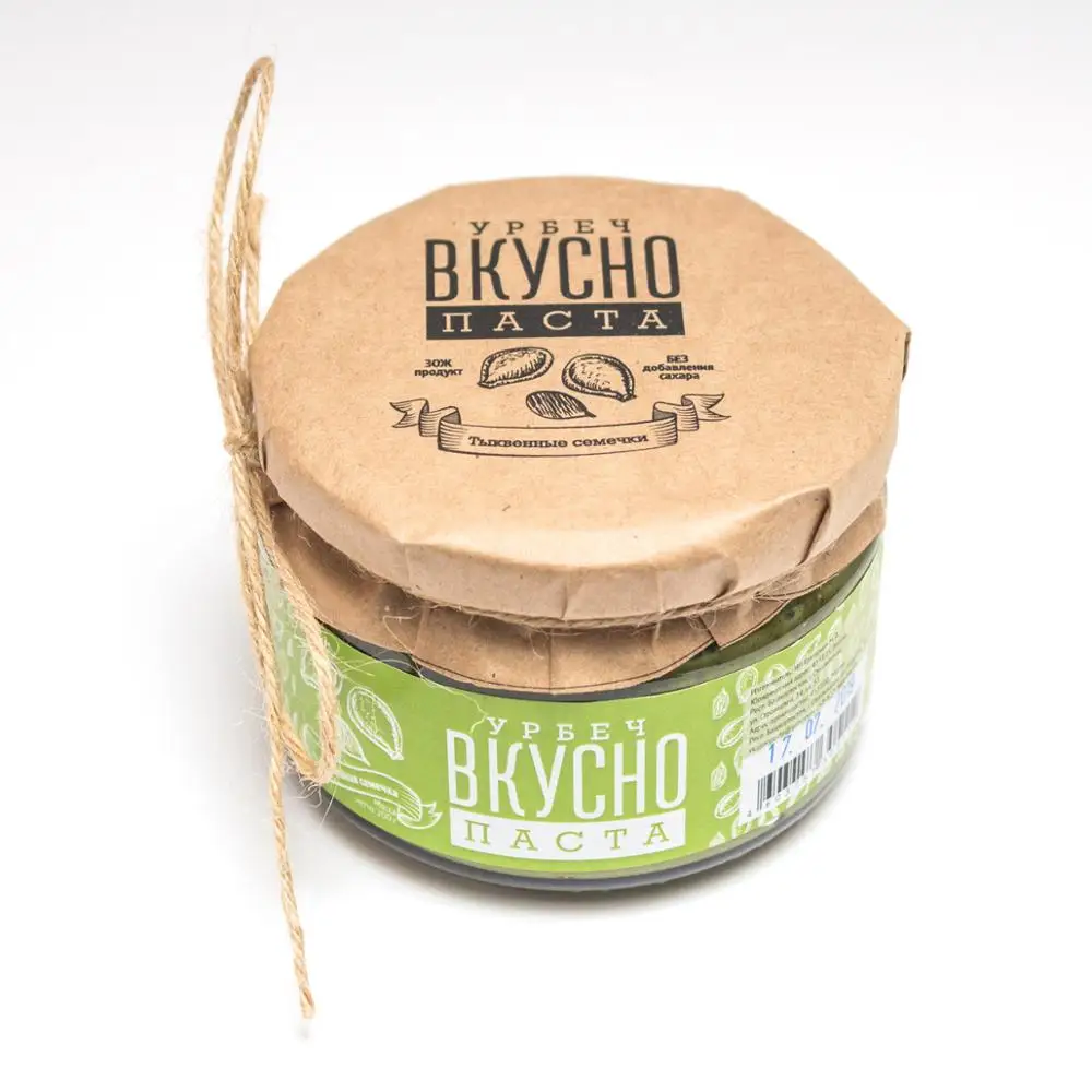 Уникальный продукт, натуральные ингредиенты, семена зеленой тыквы, сырая паста от российского оптового продавца, низкая цена