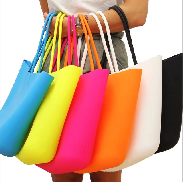 Fashion Silicone Beach Tote Bag
