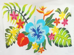 Ручная роспись в гавайском стиле саронг Парео 100% высочайшего качества из искусственного шёлка, продажа по оптовым ценам; Принт Пляжная накидка HP013-006R1