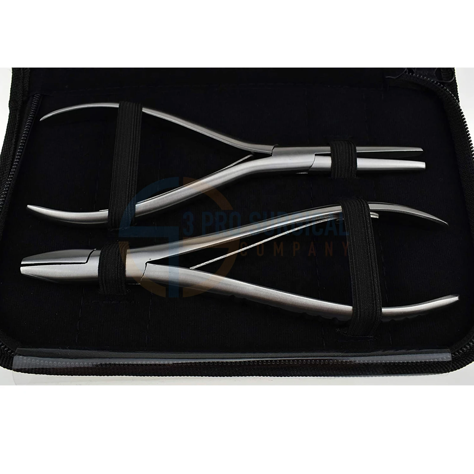 3 Pro HAIR EXTENSIONS Fitting & Removal Pliers Kit - Micro Ring Loop & Pulling NEEDLES