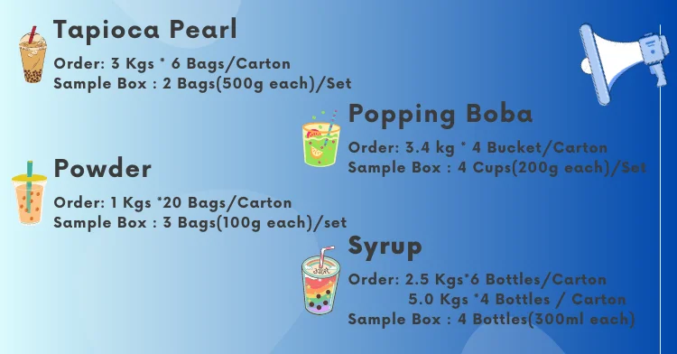 bubble tea Ingredients milk tea powder