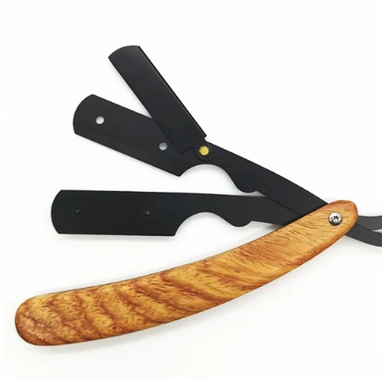 Professional Manufacture Folding Style Barber Salon Razor Double Edge Straight Barber Shaving Razors