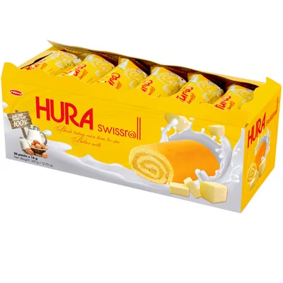 VIETNAM CAKE - Butter - Milk Hura Swissroll 360g - BEST SELLER