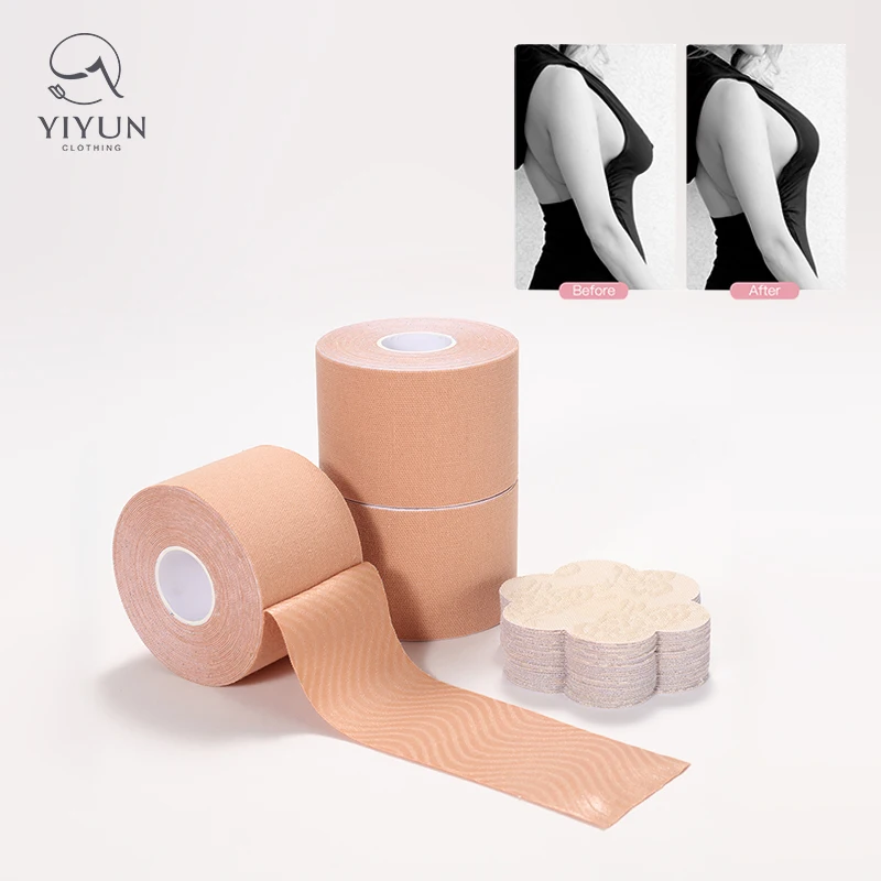 2021 Hot Sale On Amazon Breast Tit Lift Tape Invisible Push Up Stick Bra Boob Lift Tape For D-h Cup