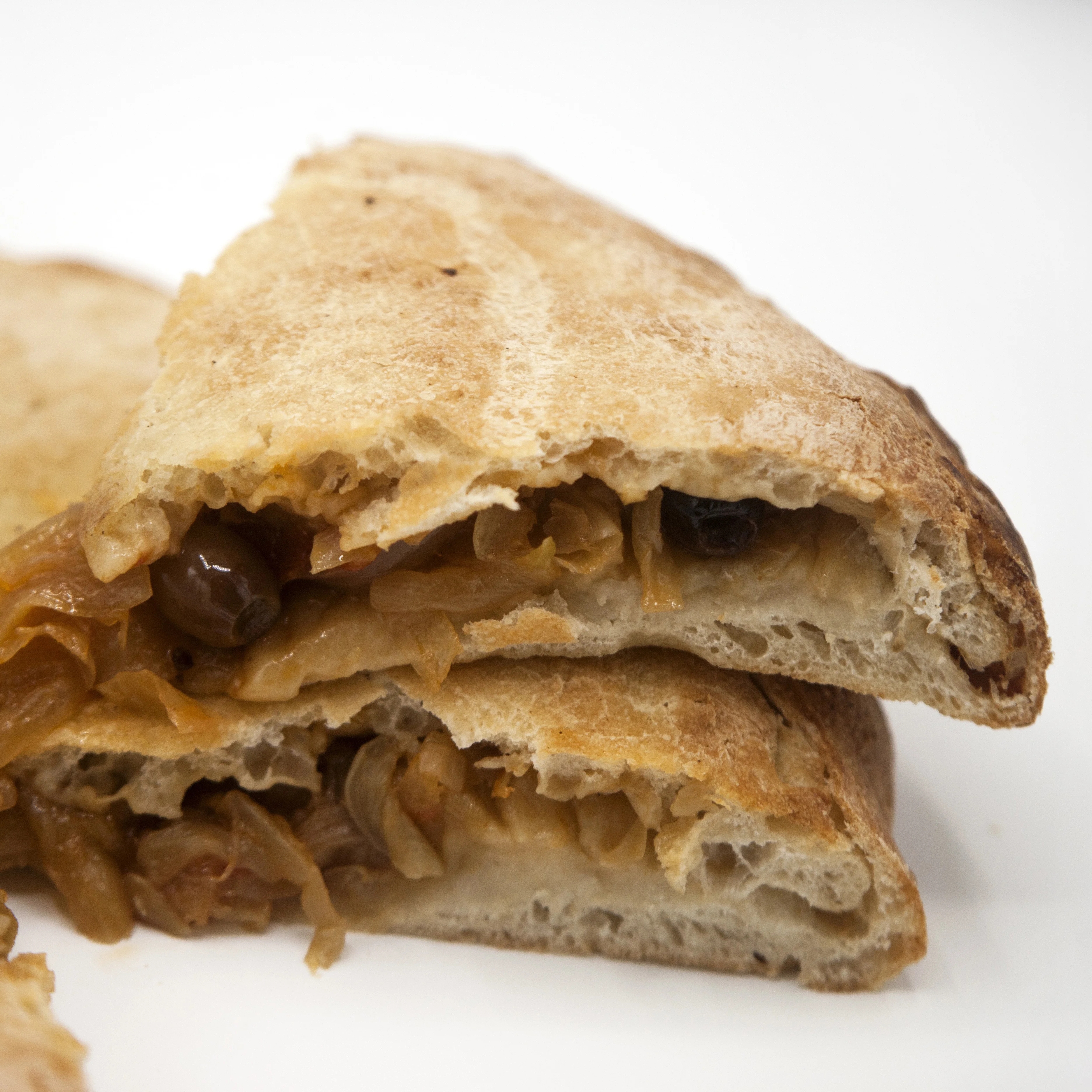 28 cm Readymade Semi-soft Vegan Onion Packed Flatbread Made in Italy for Restaurants Hotels Street Food and Horeca