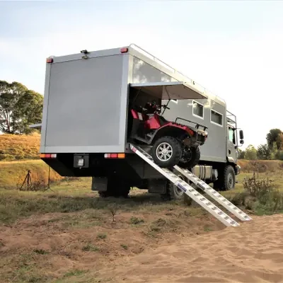 Manley 4x4 Off Road Expedition Flatbed Truck Camper Truck Sale