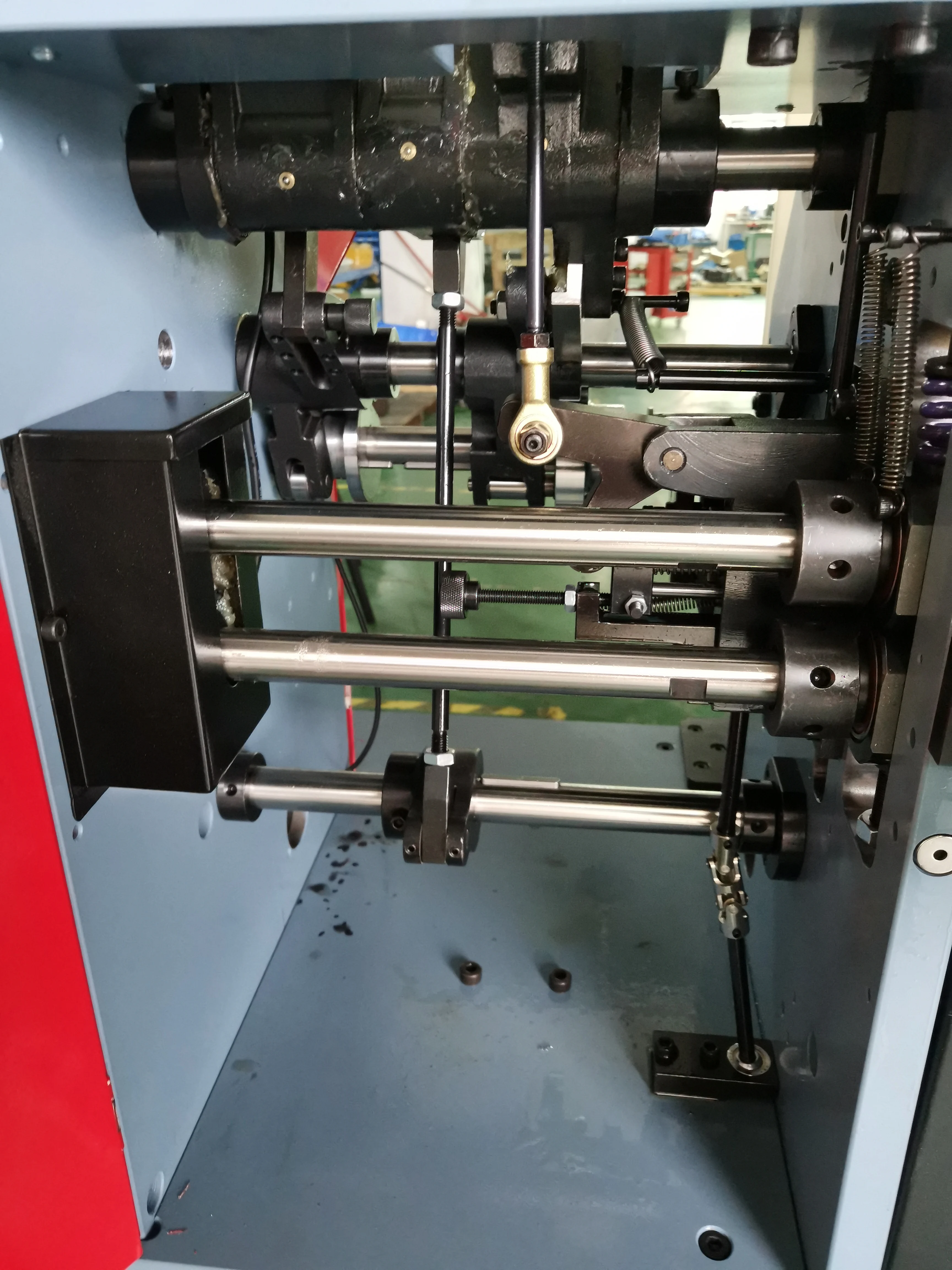 2D SPRING MAKING for Bobbin Case latch spring 2 AXIS CNC MACHINES SC-208