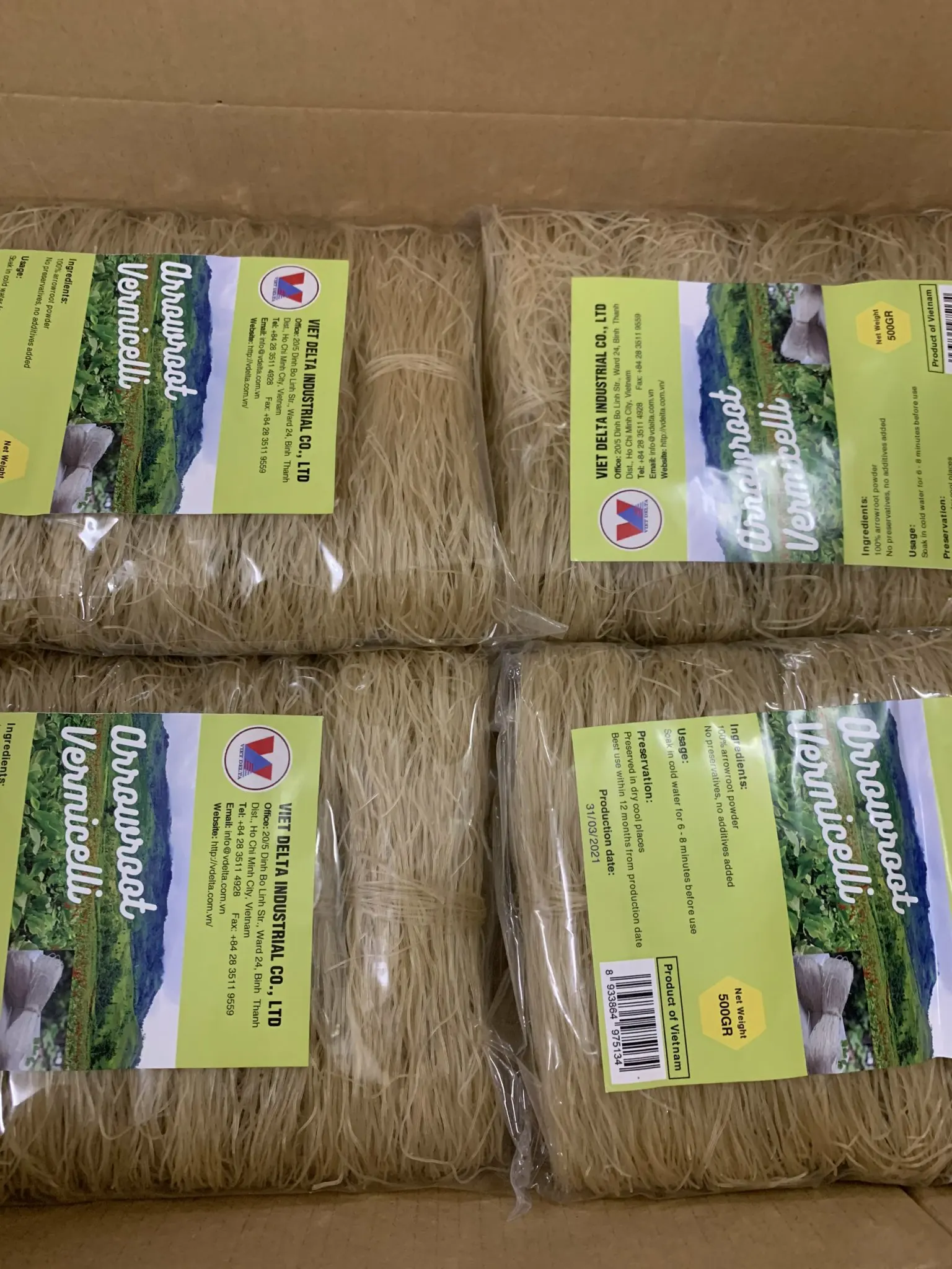 Вермишель Arrowroot | Dong 2022 не отбелена