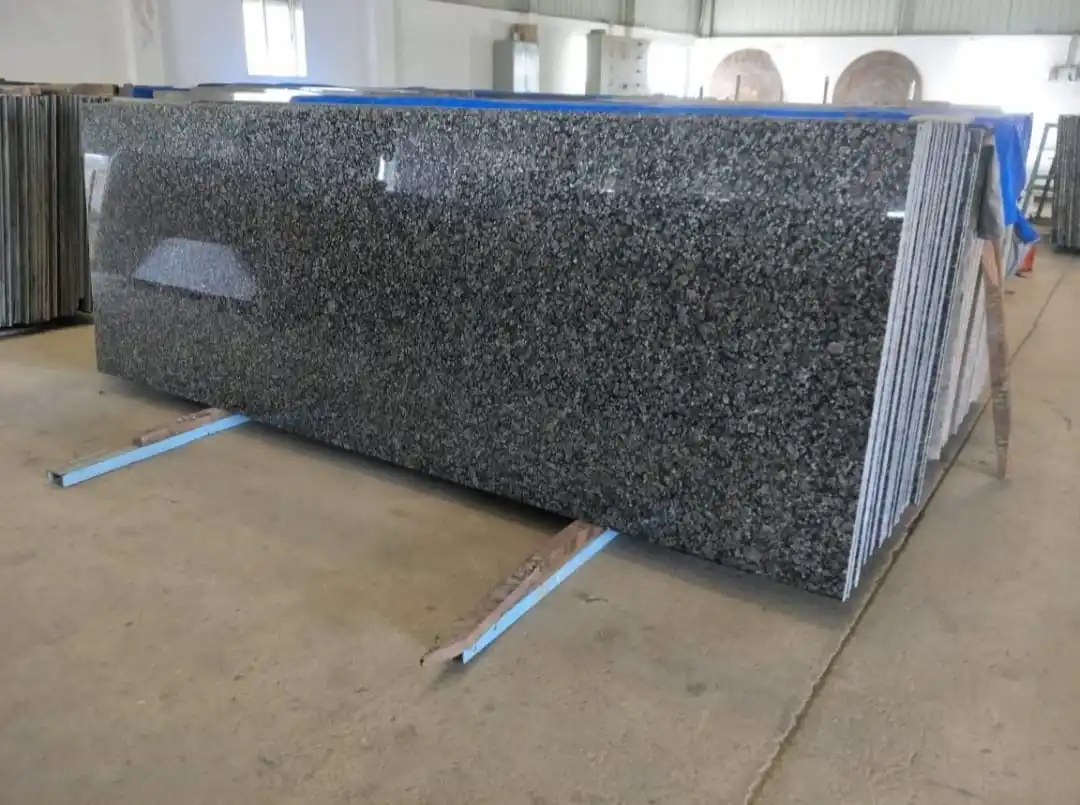 
Cheap Price Polished Crystal Blue Granite slabs Tiles Natural stone Indian Blue Pearl Granite 