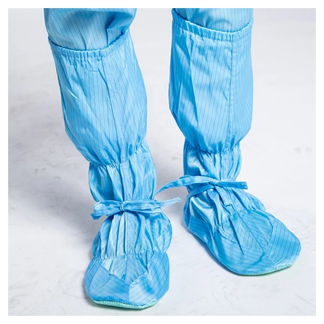 
Безопасные длинные рабочие ботинки Cleanroom ESD (CR) для лаборатории/медицинской/фармацевтической промышленности 