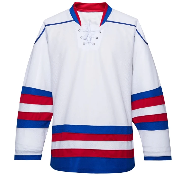 OEM wholesale promotional cheap custom team hockey jerseys Custom Sublimated Cheap Embroidery Blank Ice Hockey Jersey