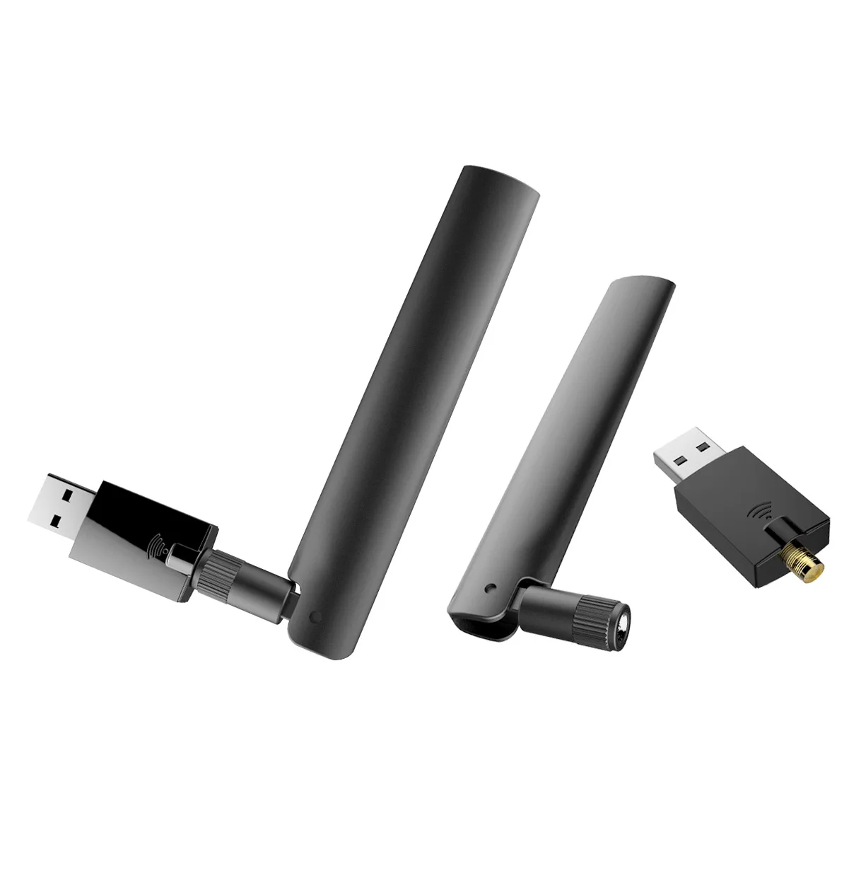 Двухдиапазонный USB wi-fi адаптер 600 мбит/с чипсетом RTL8811AU для компьютера